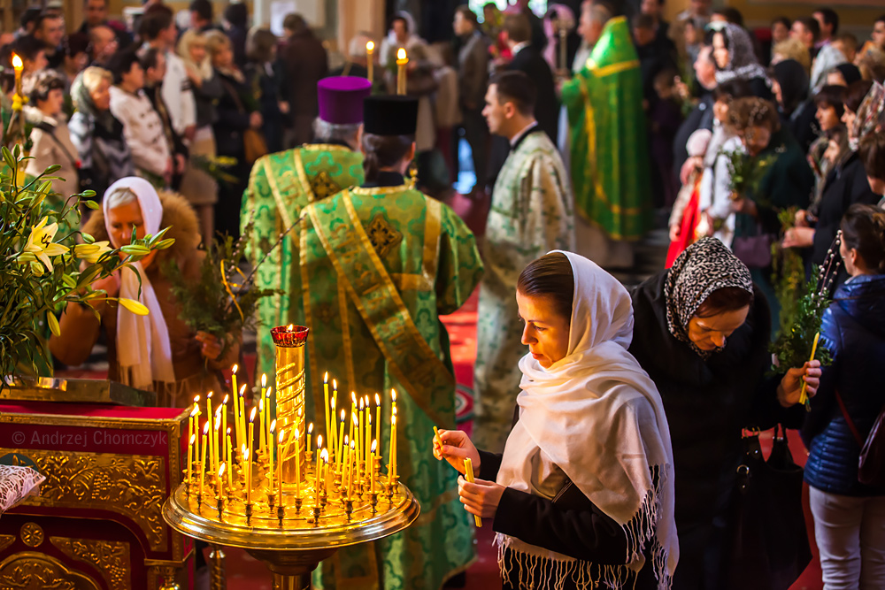 Niedziela Palmowa w Prawosłwnej Katedrze Metropolitalnej w Wars